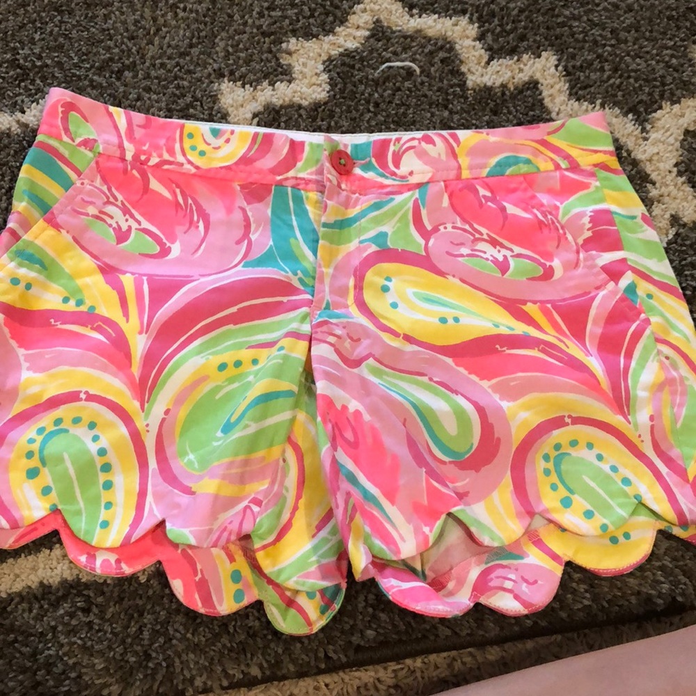 Lily Pulitzer flamingo shorts